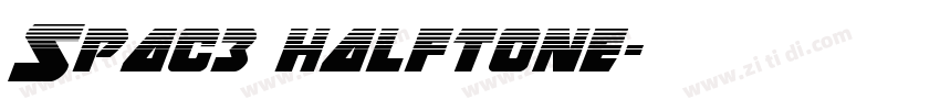 Spac3 halftone字体转换